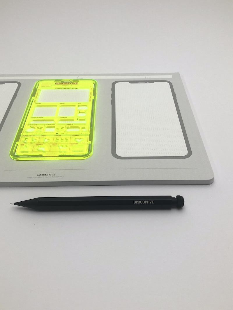ideation sketch note pad zeichenblock für digitale produkte apps